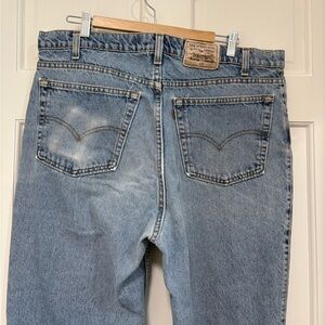 Vintage 90’s Men’s Levi's 530 Jeans Brown Tab Straight Leg Regular Fit 40x34